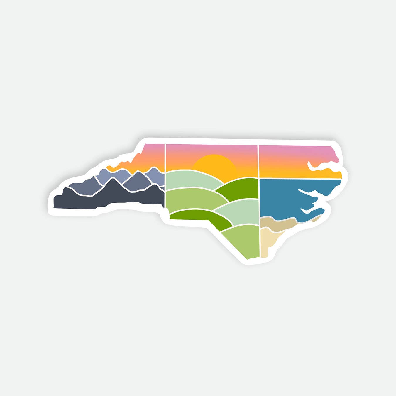NC Landscapes Sticker