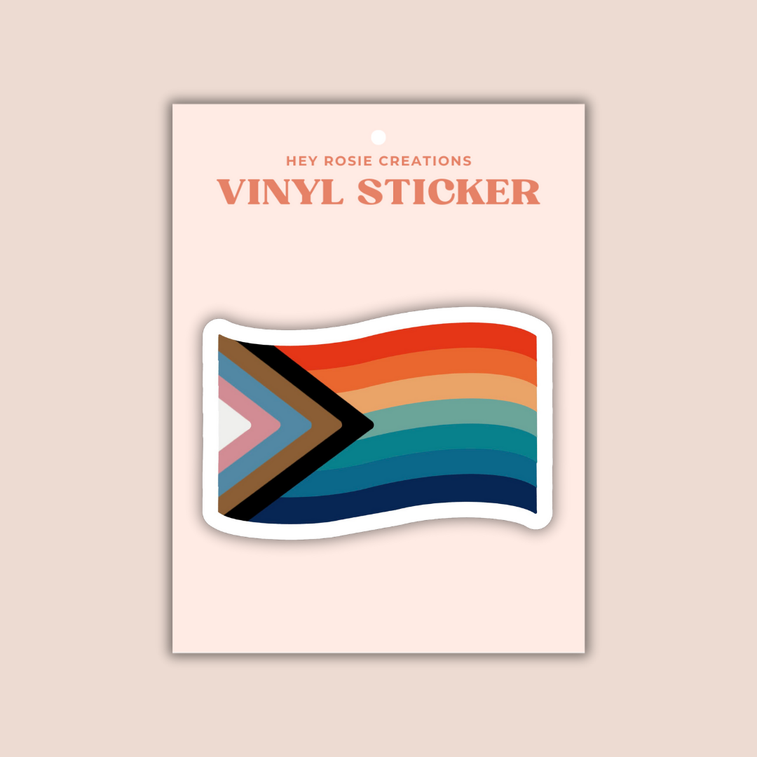 LGBTQIA+ Flag Sticker