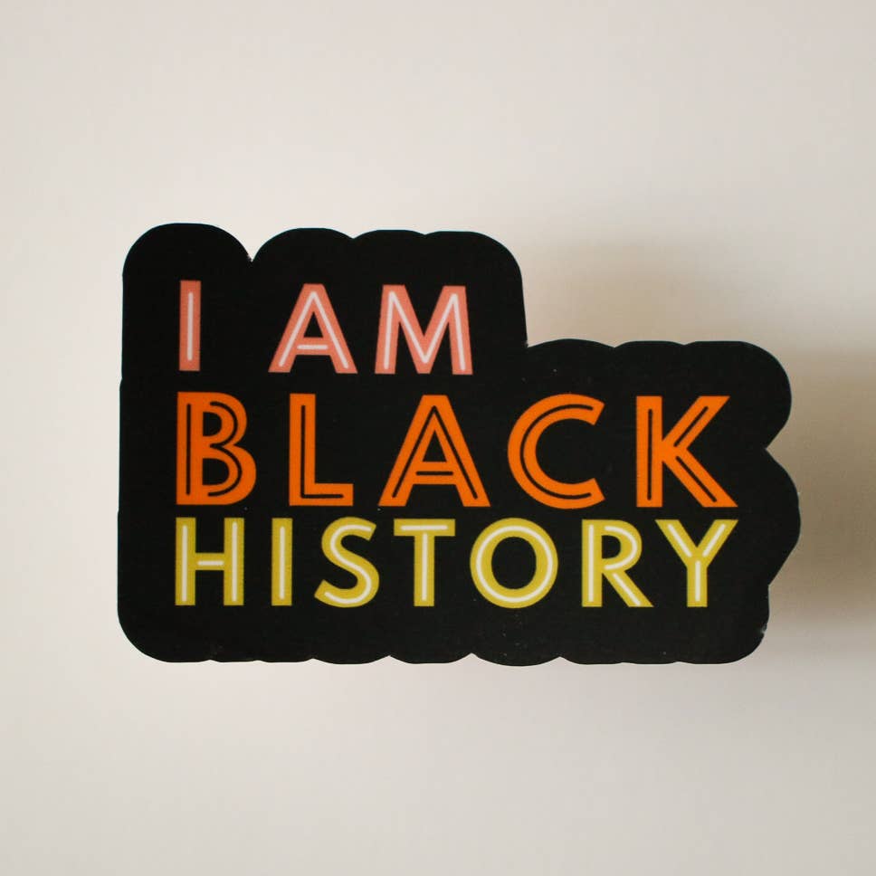 I Am Black History Sticker