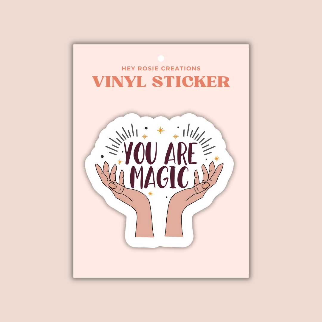 You Are Magic Sticker: Mocha Skin Tone